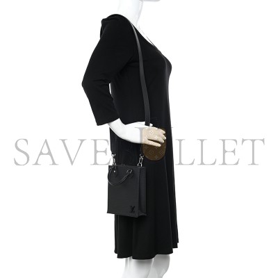 LOUIS VUITTON EPI PETIT SAC PLAT BLACK M69441 (17*14*5.5cm)